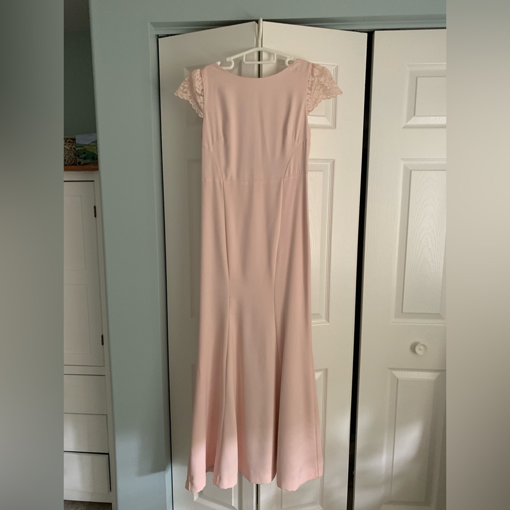Blush pink formal dress